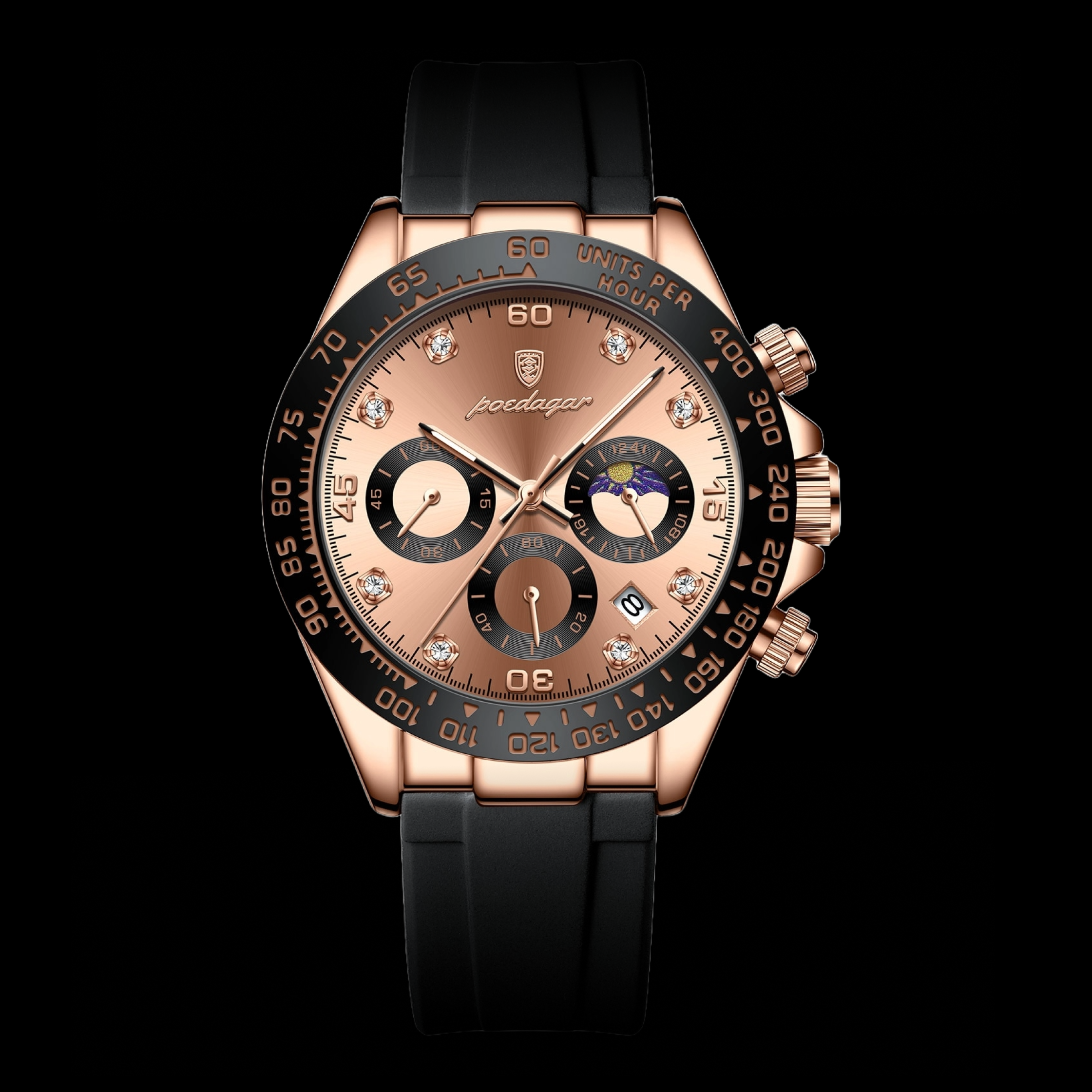 Salveii Chronograph Phase Date Watch